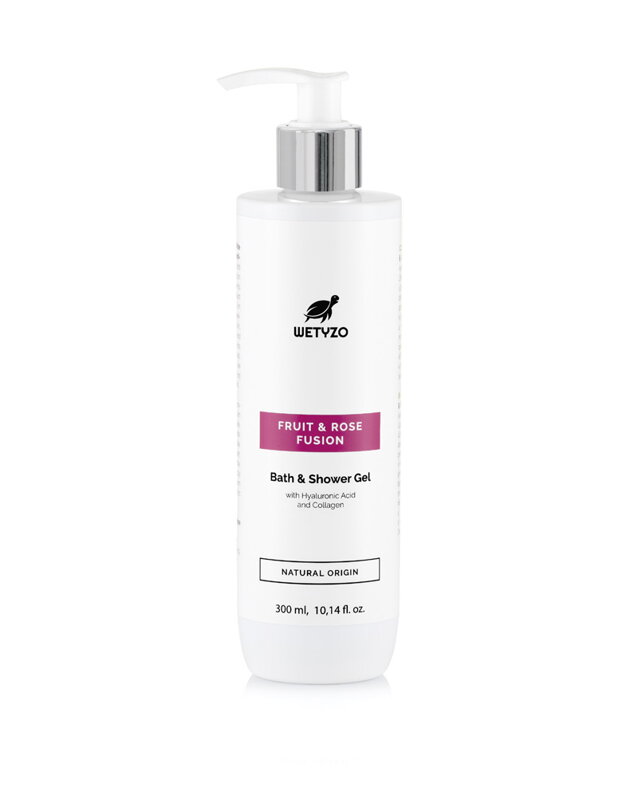 Sprchový gel fruit rose fusion s kyselinou hyaluronovou a kolagenem Sprchový gel fruit rose fusion s kyselinou hyaluronovou a kolagenem